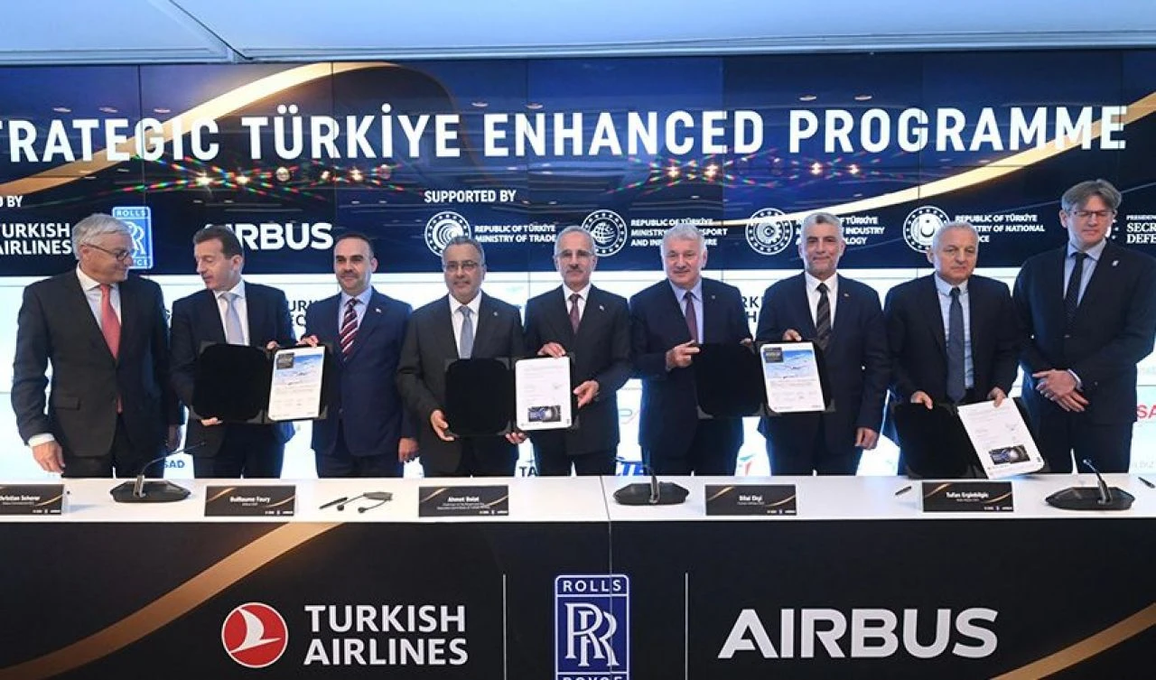 Türk Hava Yolları, Airbus ve Rolls Royce arasında tarihi anlaşma