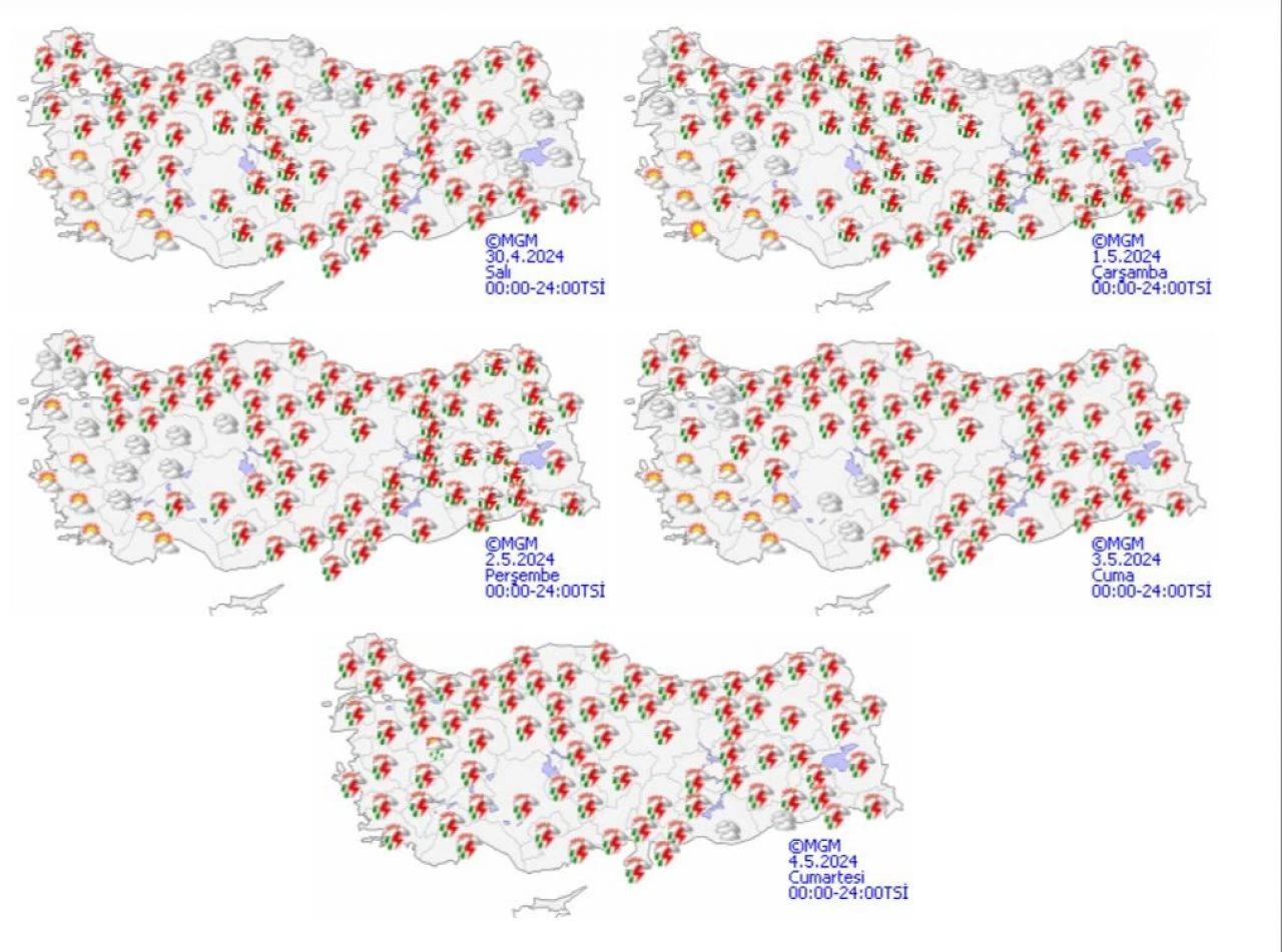 Türkiye Sel ve su baskınlarına dikkat! Türkiye sağanak yağışların etkisi altına giriyor