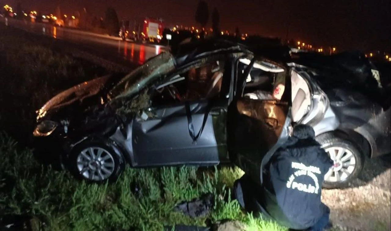 Ankara'da araç kontrolden çıktı! 1 ölü, 5 yaralı  - 1. Resim