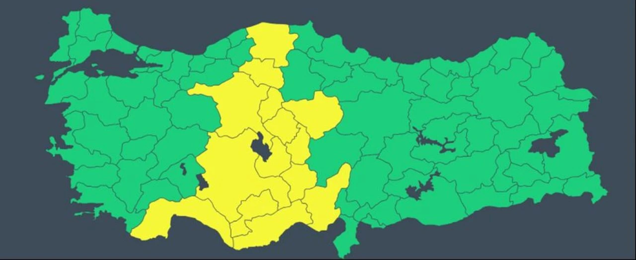 Sel, fırtına, dolu... 14 ilde sarı alarm: Meteoroloji 'Kuvvetli geliyor' diyerek uyardı! İşte 30 Nisan hava durumu... - 1. Resim
