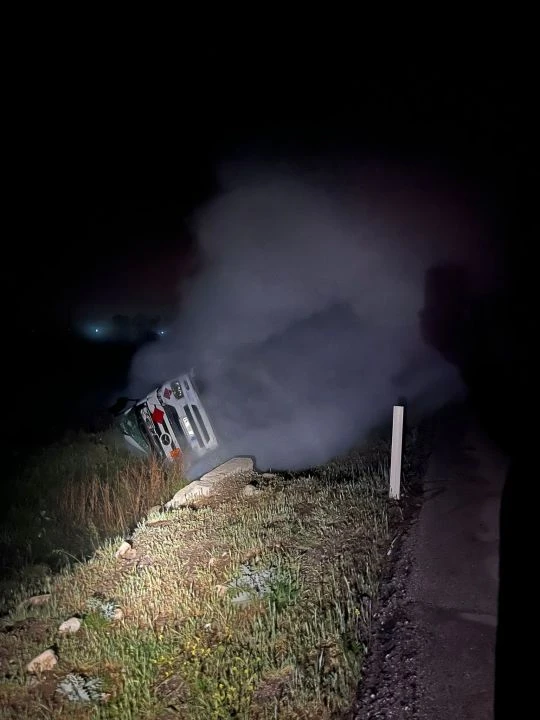 Antalya yolunda LPG tankeri delindi! Patlama riskiyle zorlu mücadele - 2. Resim