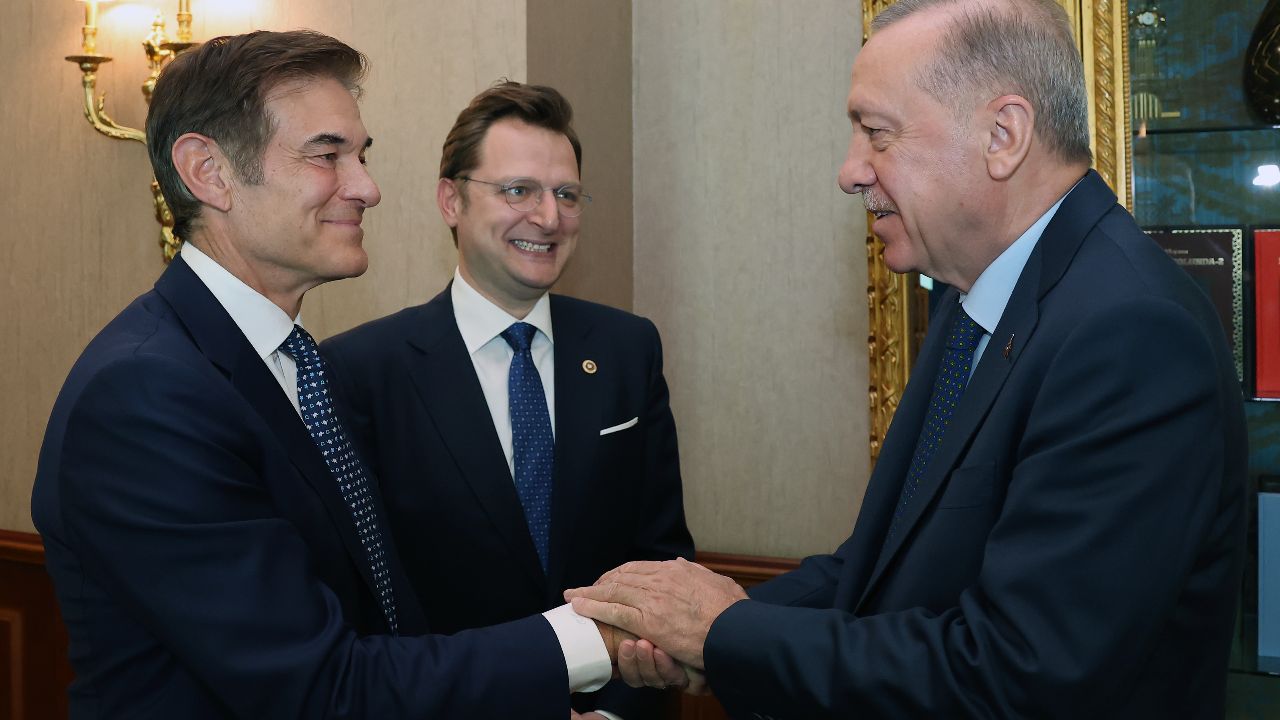 Cumhurbaşkanı Erdoğan, ünlü doktor Mehmet Öz ile görüştü