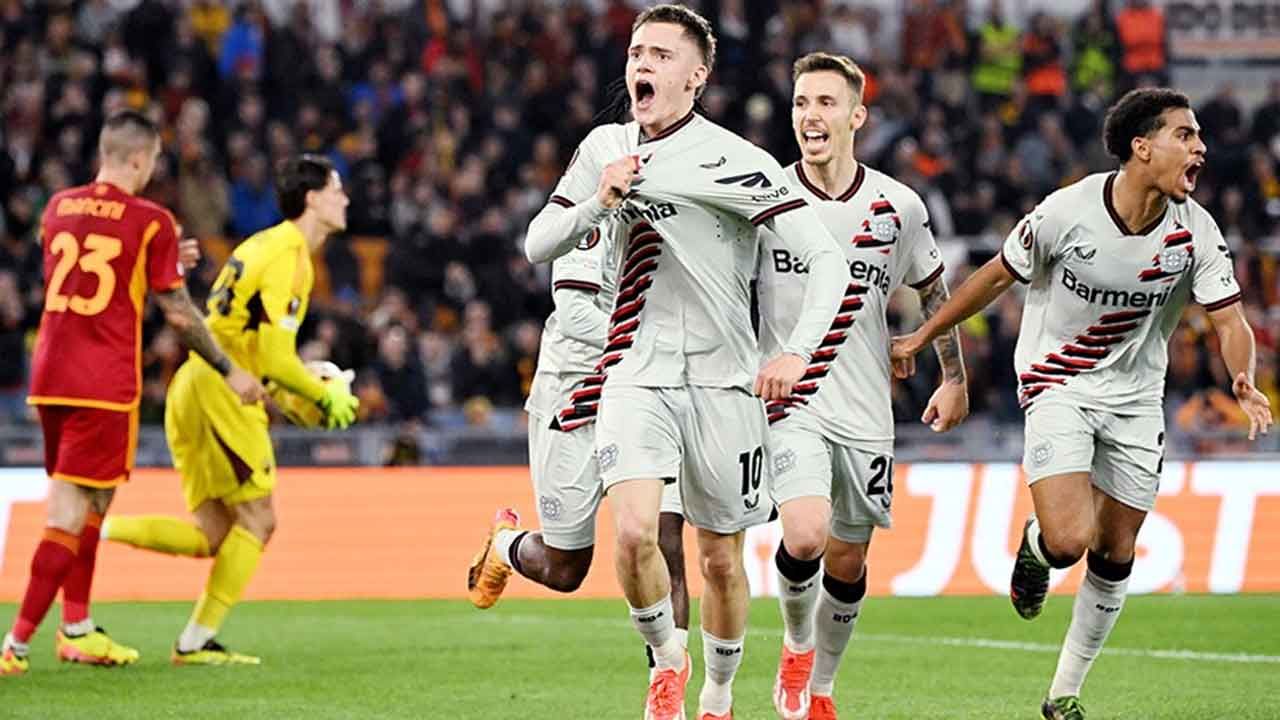 Avrupa Ligi&#039;nde Leverkusen durdurulamıyor... Roma&#039;da da şovunu sürdürdü!