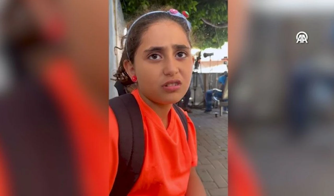 9 yaşındaki Luci dünyaya seslendi: Gazze'deki çocukların barış içinde yaşama hakkı yok mu - 1. Resim