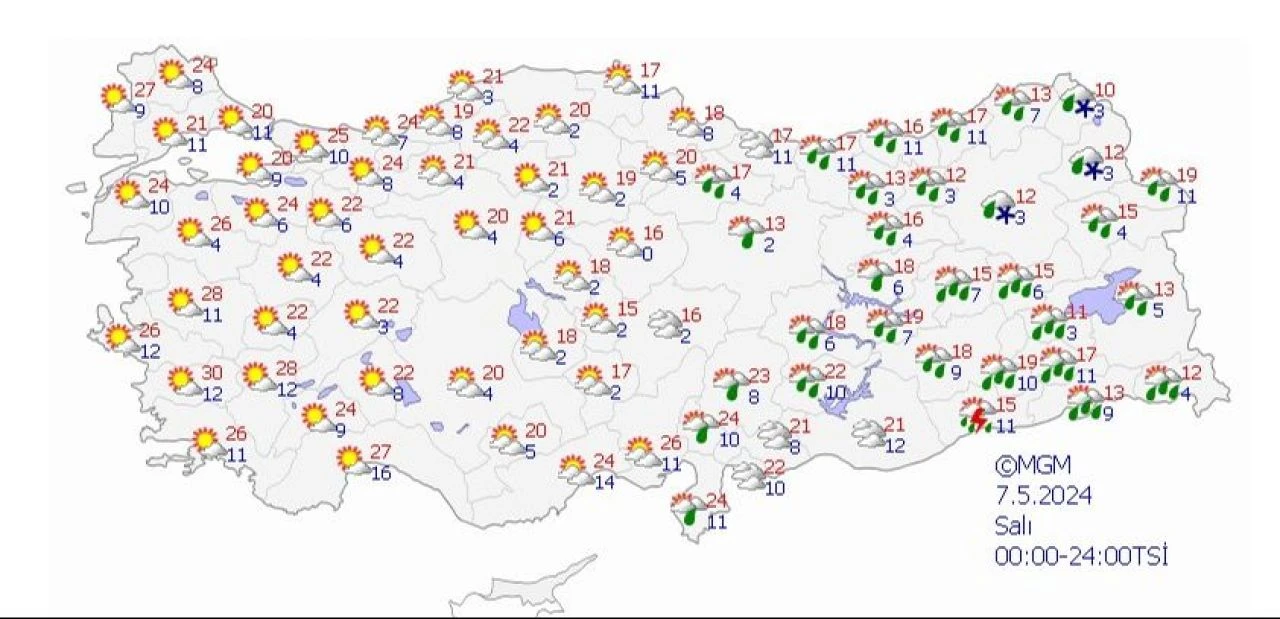 Meteoroloji uyardı: Harita yeniden tersine dönecek! 7 Mayıs hava durumu - 2. Resim