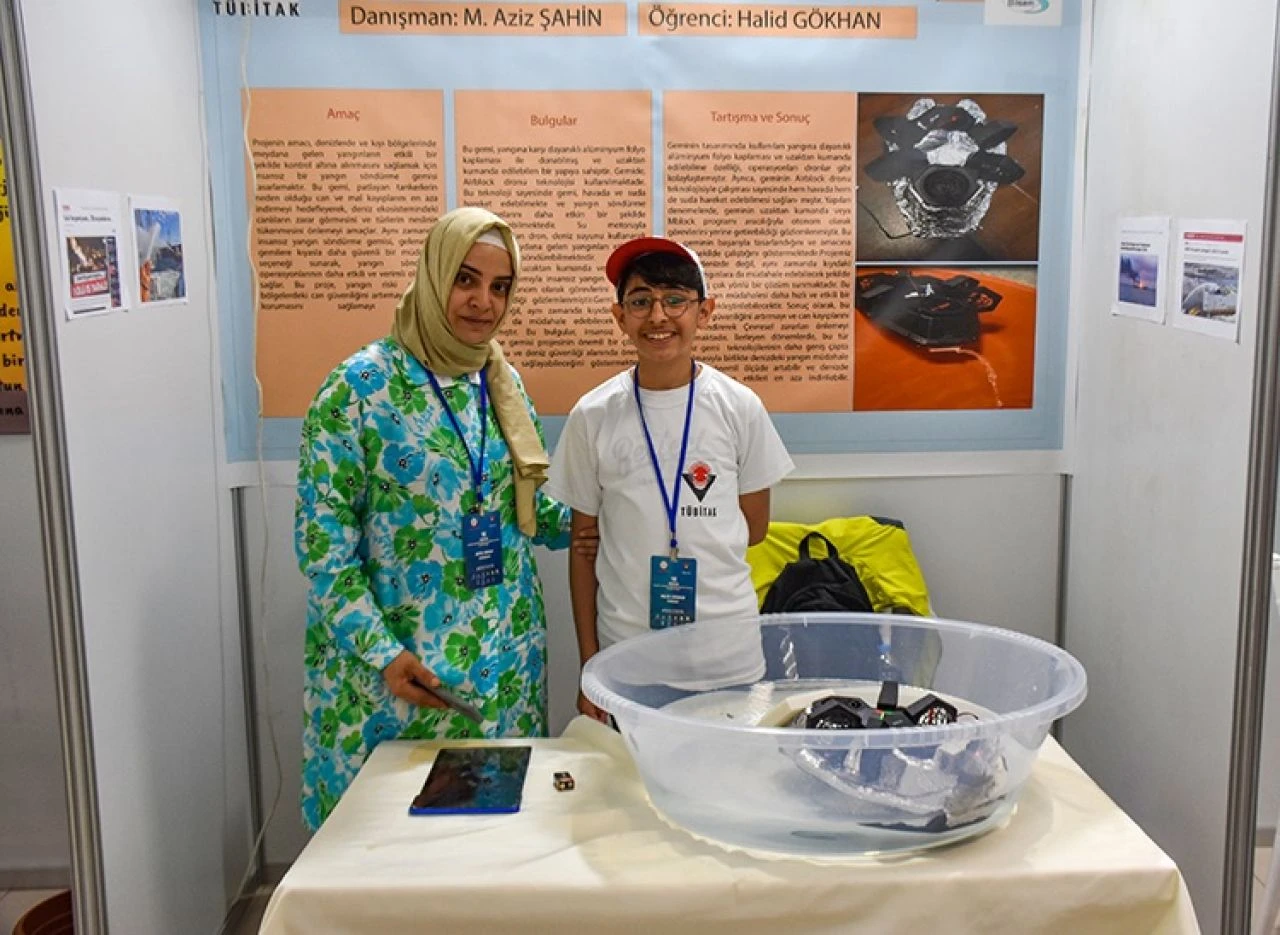 Vanlı öğrenciden yangınlara 'insansız' çözüm! Projesiyle TÜBİTAK finaline kaldı - 3. Resim