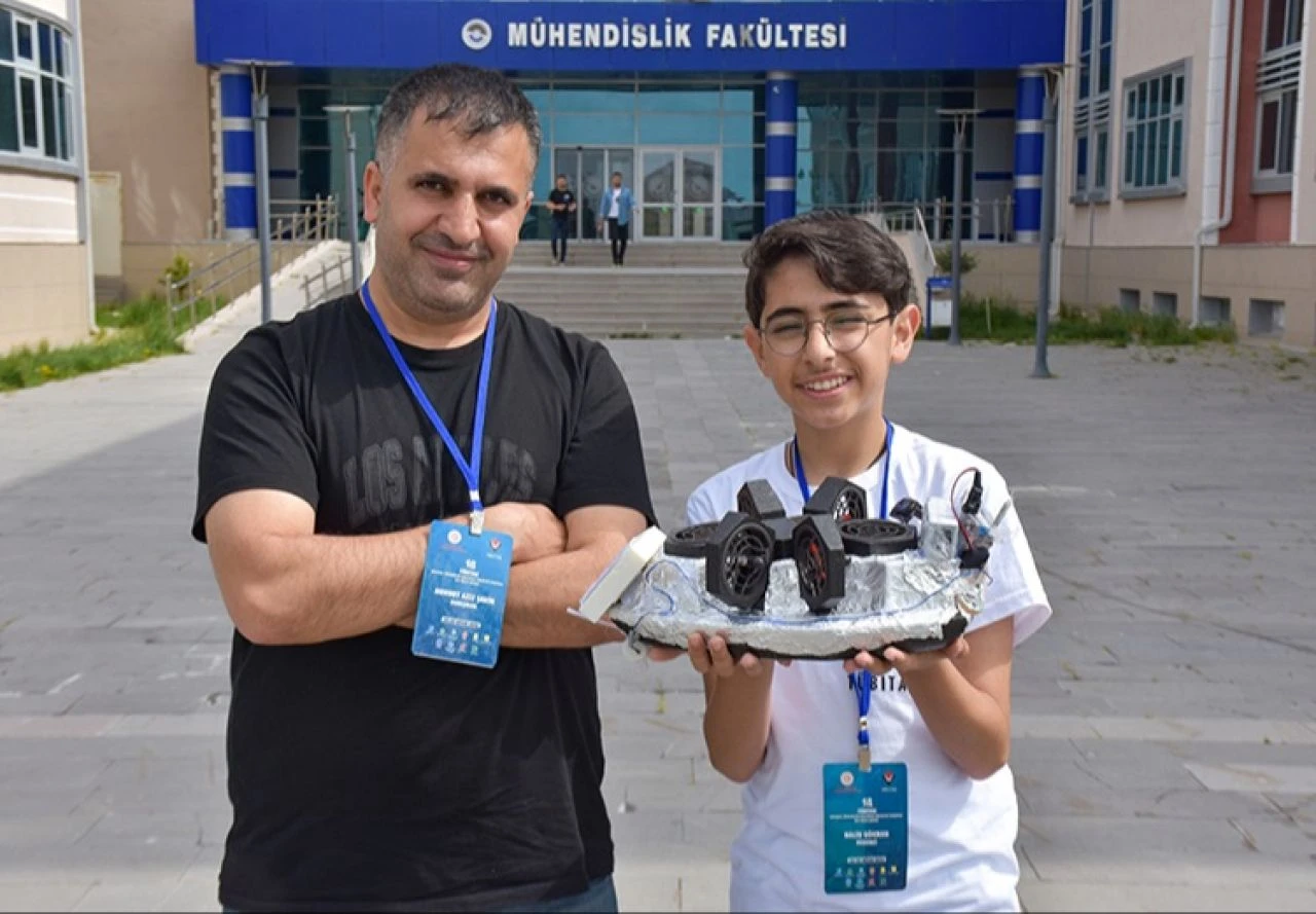 Vanlı öğrenciden yangınlara 'insansız' çözüm! Projesiyle TÜBİTAK finaline kaldı - 2. Resim