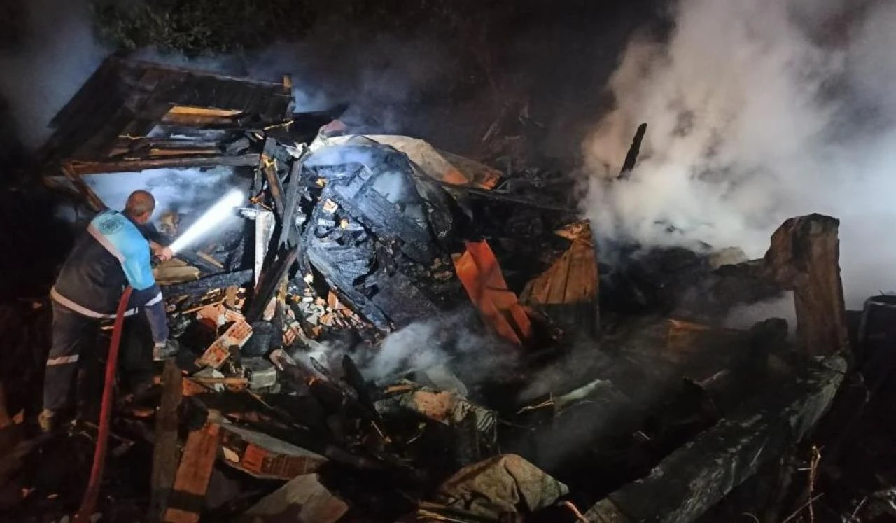 Kastamonu'da korkutan yangın! 2 ev kül oldu 