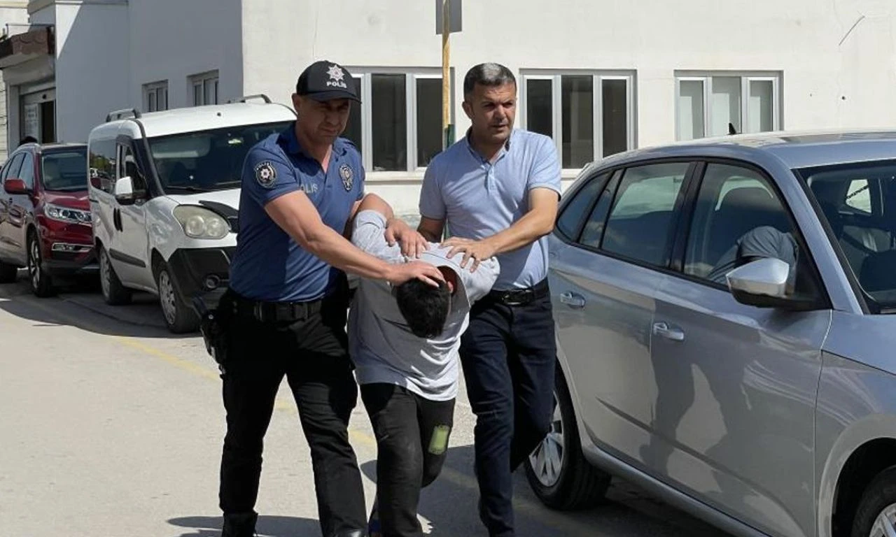 Kaputa atlayıp, araçlara zarar vermişti... Uyuşturucu bağımlısı tutuklandı