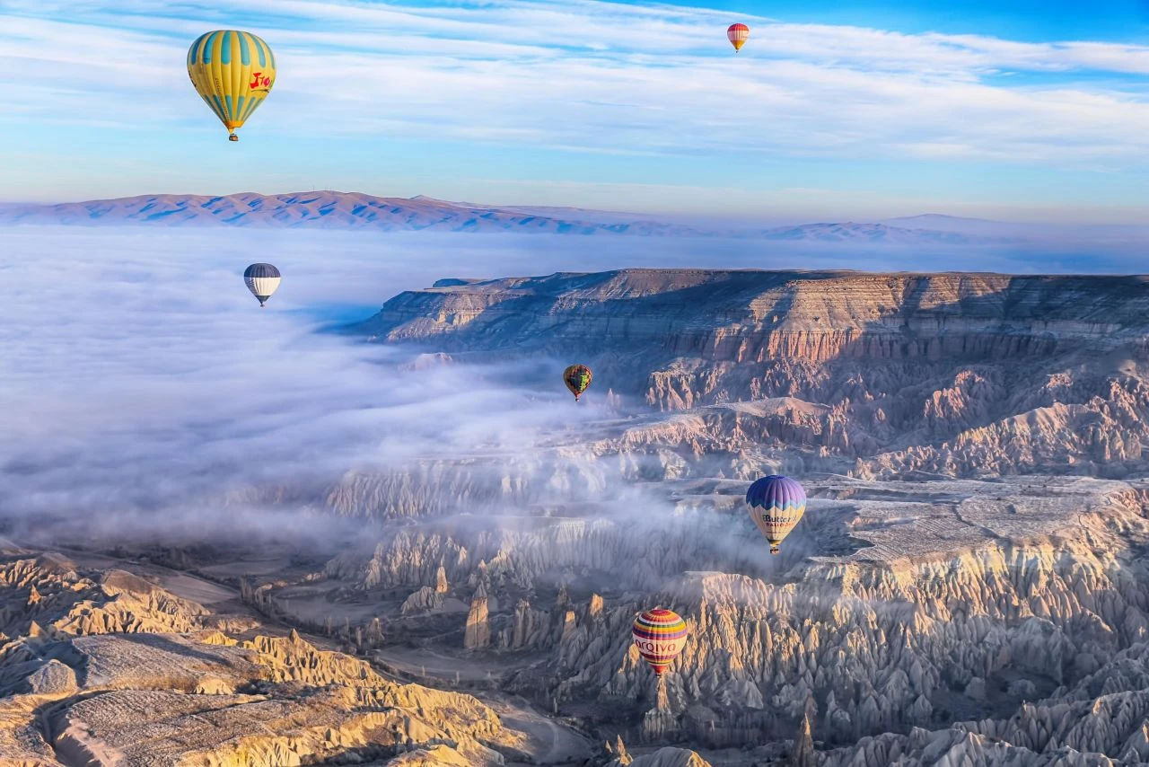 Türkiye zirvede! 5 milyon 863 bin 176 kişi balonla uçtu