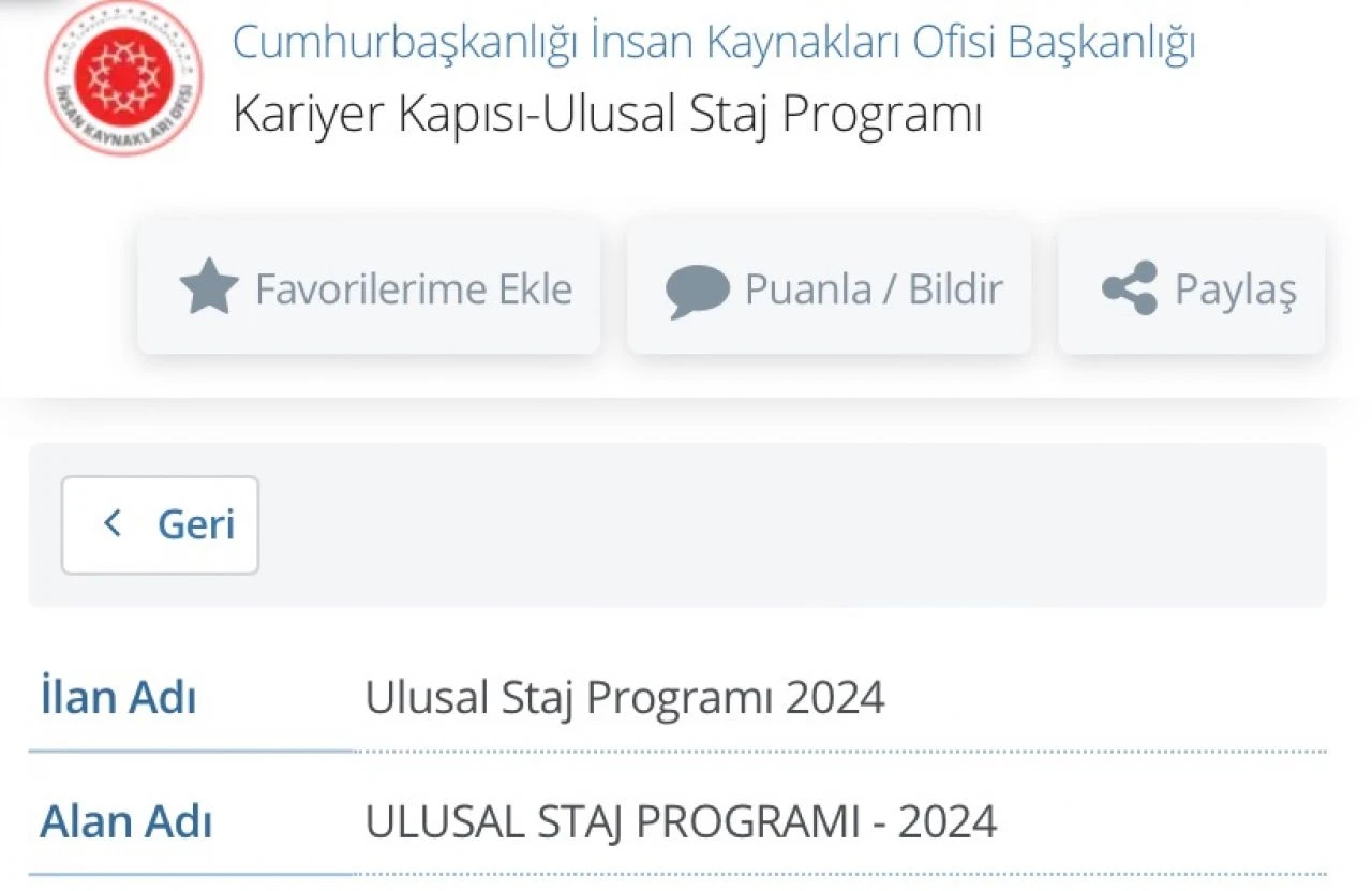 Ulusal Staj Programıyla gençlere ASELSAN ve HAVELSAN gibi şirketlerde stajyerlik ve kariyer imkanı sunuluyor