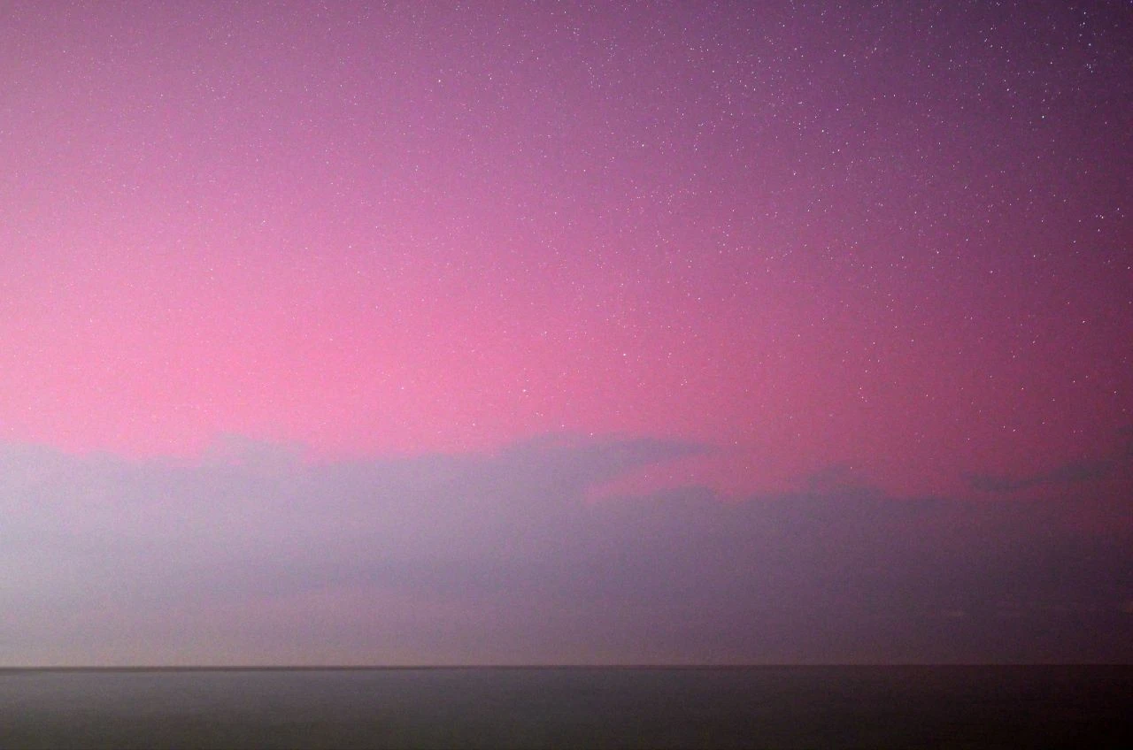 Kuzey Işıkları Türkiye'ye geldi! Trabzonluları heyecanlandıran görüntüler - 1. Resim