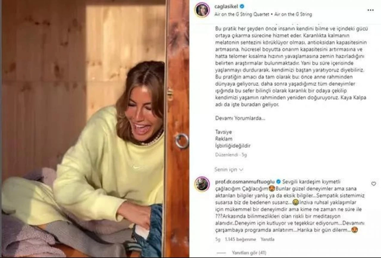 Çağla Şıkel'in kulübeye kapanmasına Osman Müftüoğlu'ndan tepki