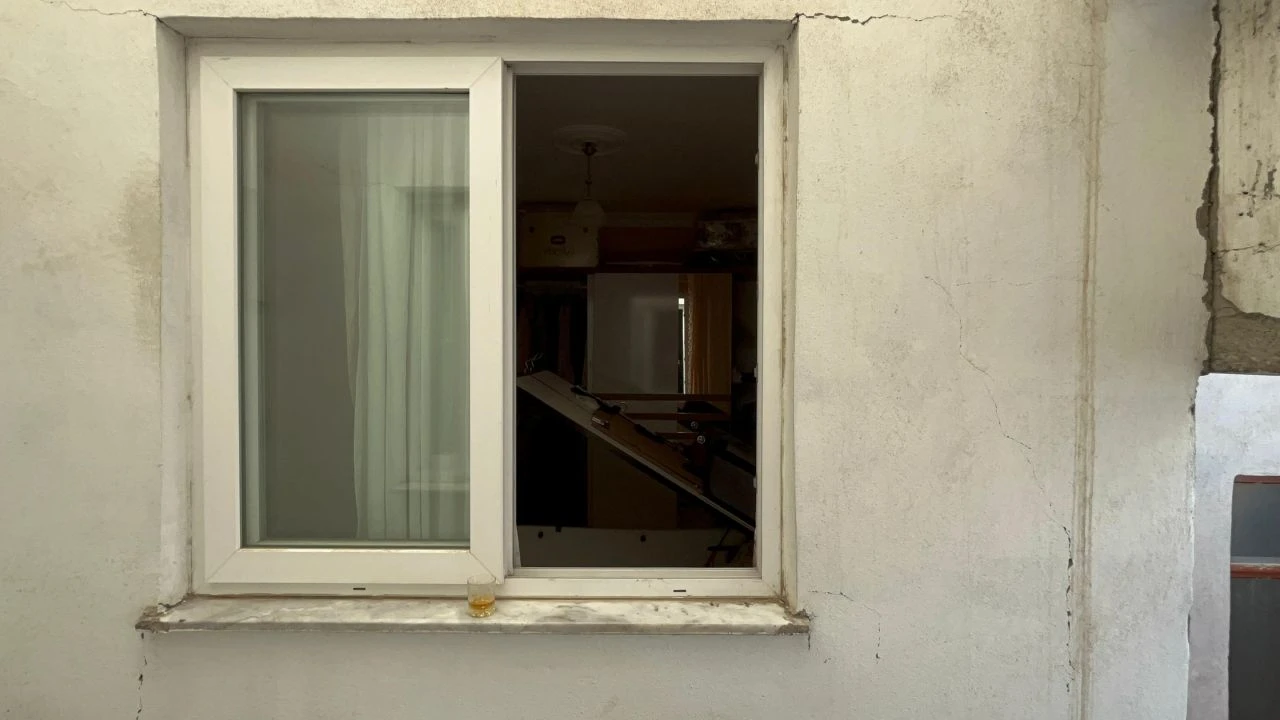 Apartman boşluğunda korkunç görüntü! - 1. Resim