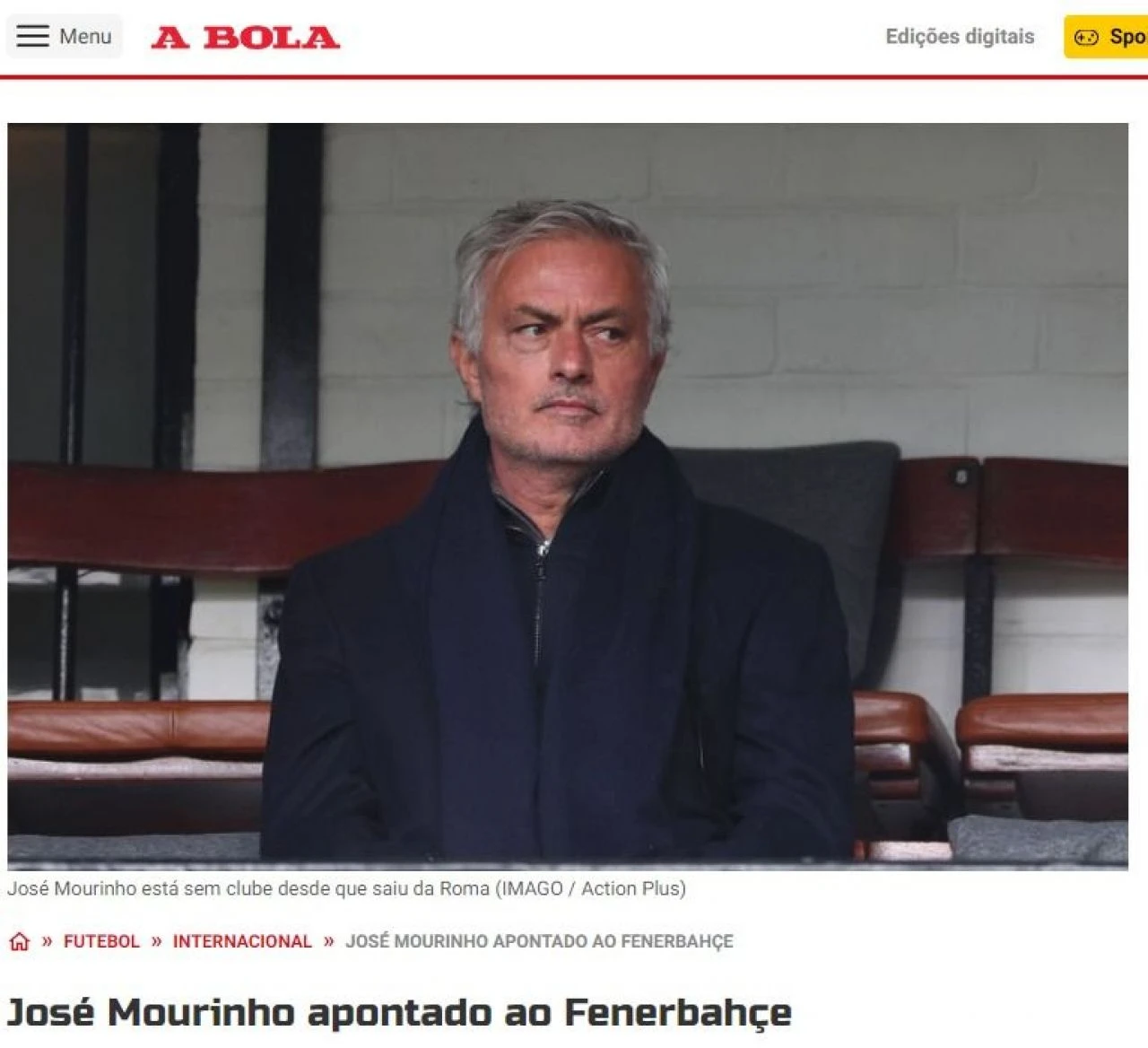 Aziz Yıldırım'ın Jose Mourinho hamlesi Avrupa basınında! İşte dikkat çeken manşetler... 