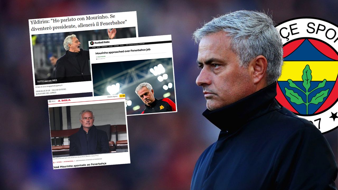 Aziz Yıldırım&#039;ın Jose Mourinho hamlesi Avrupa basınında! İşte dikkat çeken manşetler... 