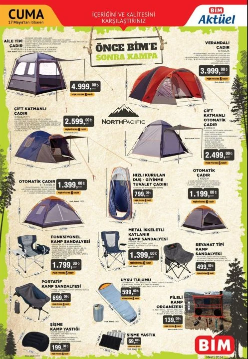 BİM Aktüel 17 Mayıs 2024 kataloğu! Taşınabilir güç istasyonundan, kamp malzemelerine bu hafta gelecek ürünler - 2. Resim