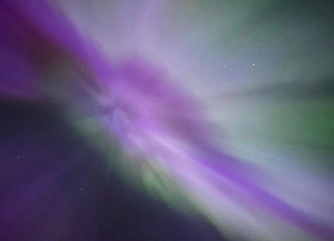 Gökyüzü kuzey ışıkları ile renklendi! Trabzon'dan da görüntülendi