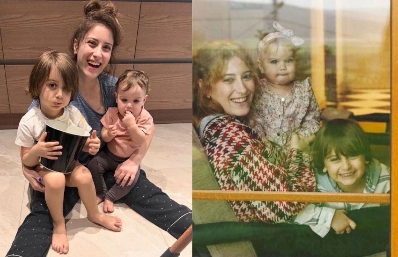 Hazal Kaya Anneler Günü'nde paylaştı! Kızı kopyası çıktı - 1. Resim