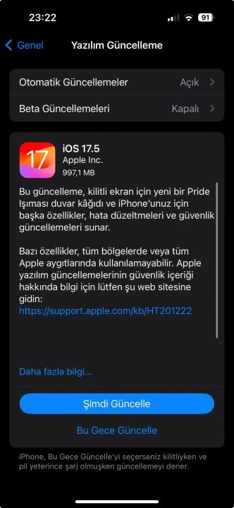 iOS 18'den önceki son güncelleme: iOS 17.5, iPhone'lar için yayınlandı - 1. Resim