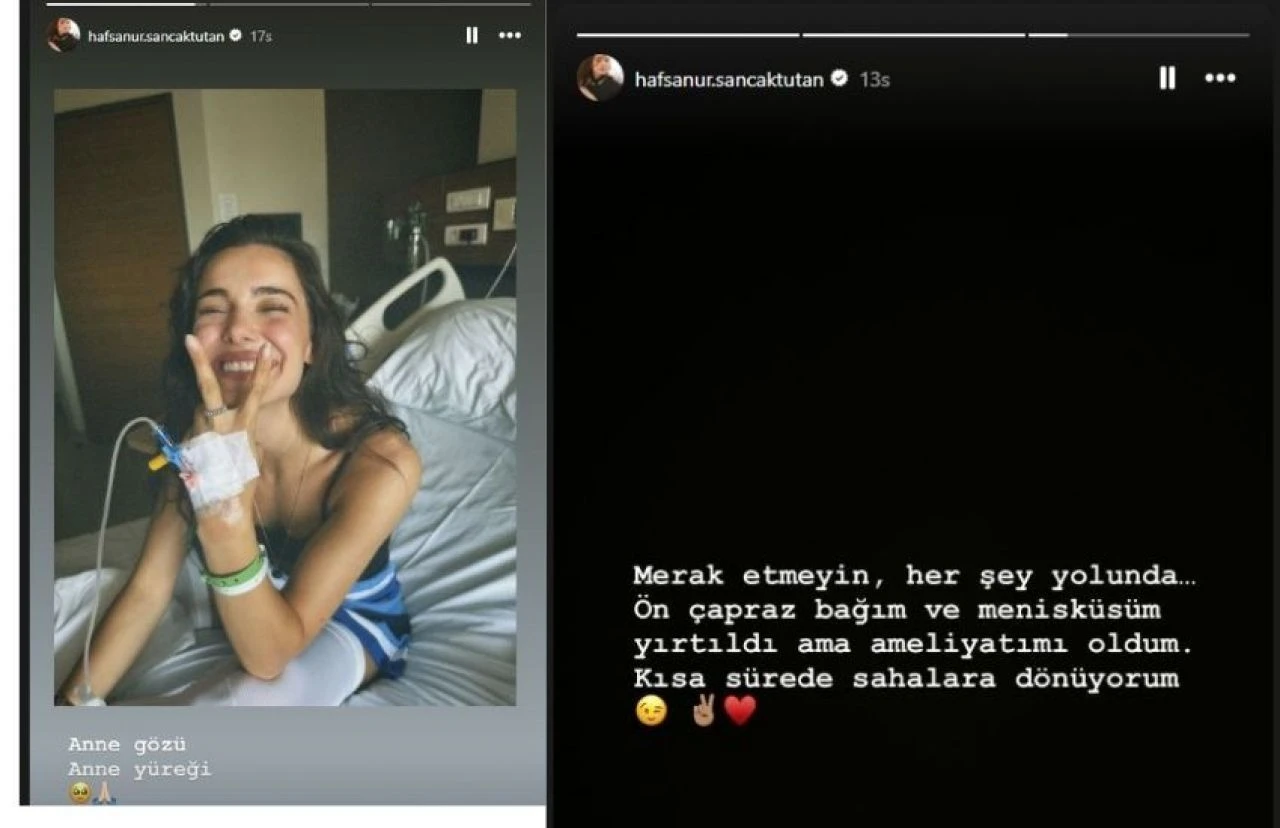 Oyuncu Hafsanur Sancaktutan korkuttu! Hastaneden ilk paylaşım geldi
