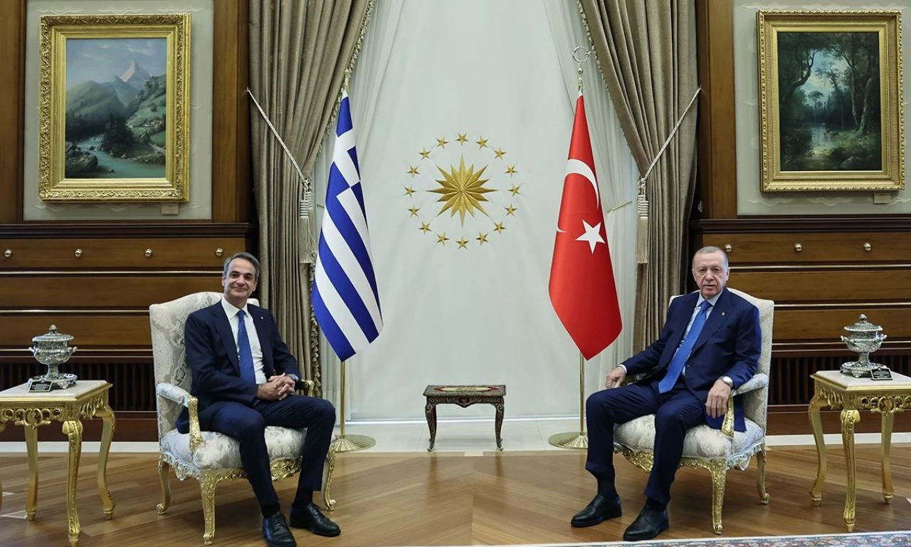 Son dakika! Cumhurbaşkanı Erdoğan-Miçotakis görüşmesi sona erdi