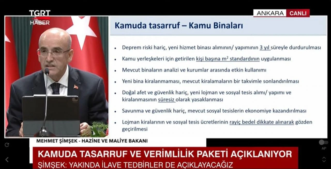 Son dakika! Kamuda kemer sıkma devri! Bakan Şimşek tasarruf paketini açıkladı