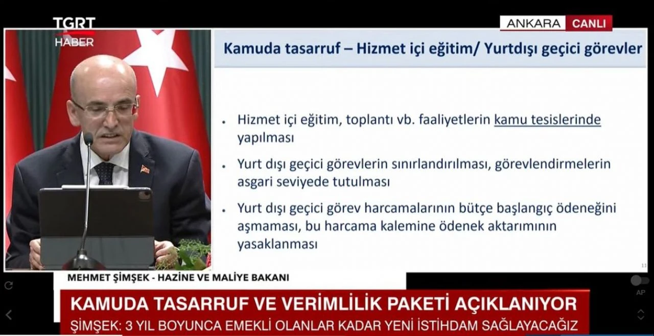 Son dakika! Kamuda kemer sıkma devri! Bakan Şimşek tasarruf paketini açıkladı