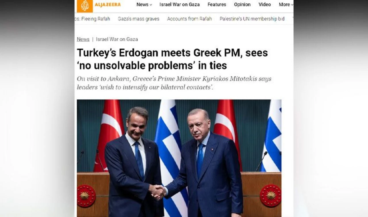 Erdoğan'ın Miçotakis ile zirvesindeki Hamas mesajı dünya manşetlerinde - 2. Resim