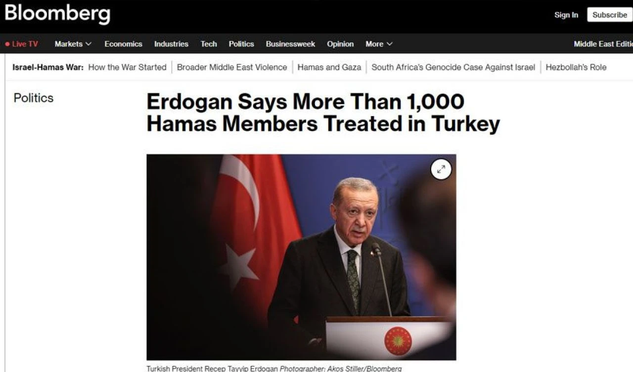 Erdoğan'ın Miçotakis ile zirvesindeki Hamas mesajı dünya manşetlerinde - 1. Resim