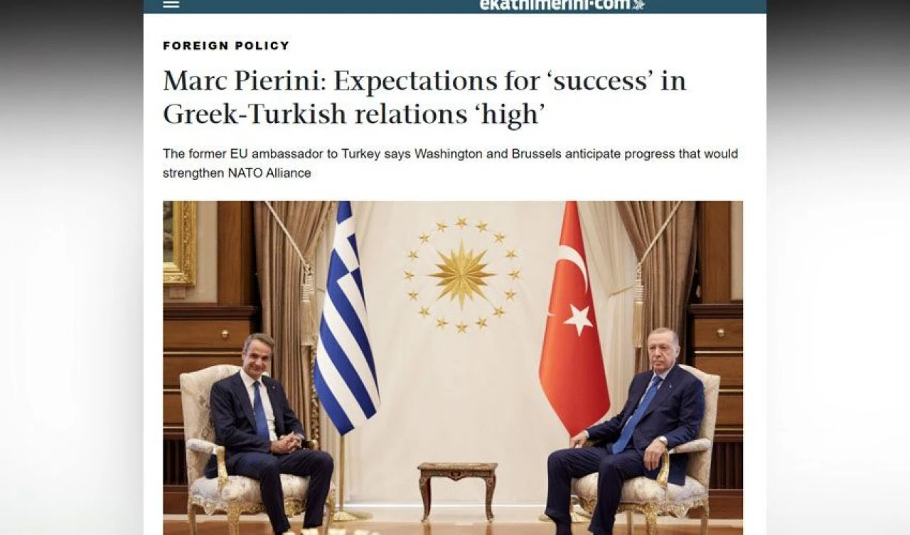 Erdoğan'ın Miçotakis ile zirvesindeki Hamas mesajı dünya manşetlerinde - 4. Resim