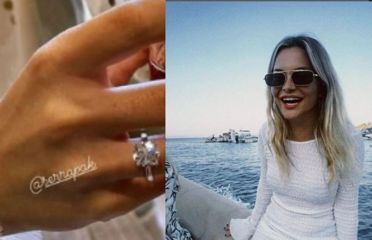 Fenerbahçeli Çağlar Söyüncü evlilik yüzüğünde çığır aştı! Serra Pak'a milyonluk yüzük taktı
