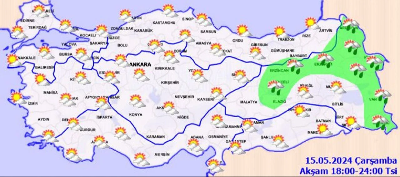 Hava durumu | Meteoroloji uyardı: 7 ilde sağanak yağış bekleniyor