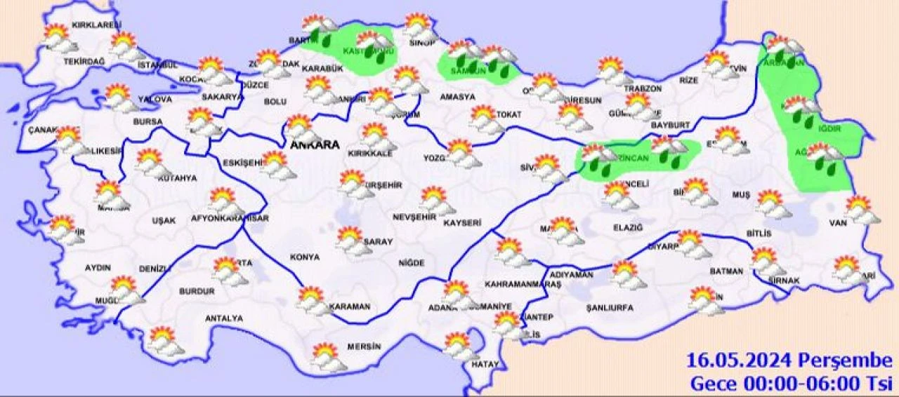 Hava durumu | Meteoroloji uyardı: 7 ilde sağanak yağış bekleniyor