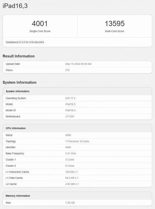 M4 iPad Pro, işlemci performansında dünya rekoru kırdı - 1. Resim