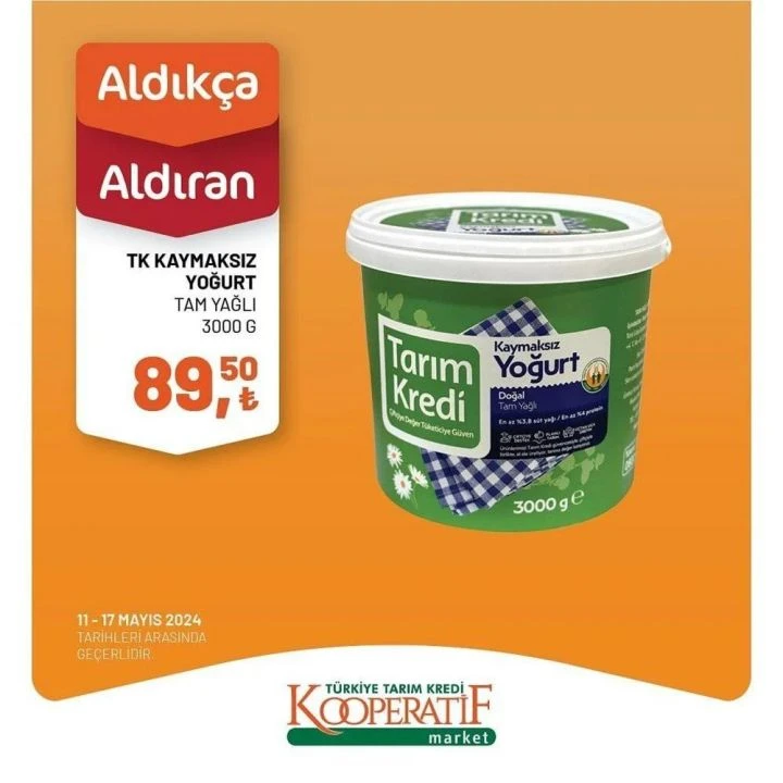 Tarım Kredi Marketlerde kıymadan dana sucuğa dev indirimlerin bitmesine saatler kaldı! 17 Mayıs Tarım Kredi market indirimleri