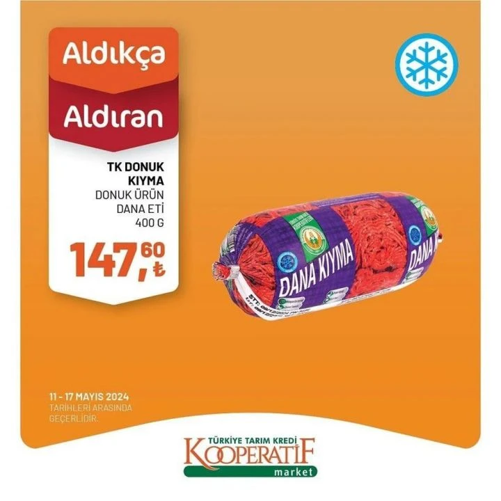 Tarım Kredi Marketlerde kıymadan dana sucuğa dev indirimlerin bitmesine saatler kaldı! 17 Mayıs Tarım Kredi market indirimleri