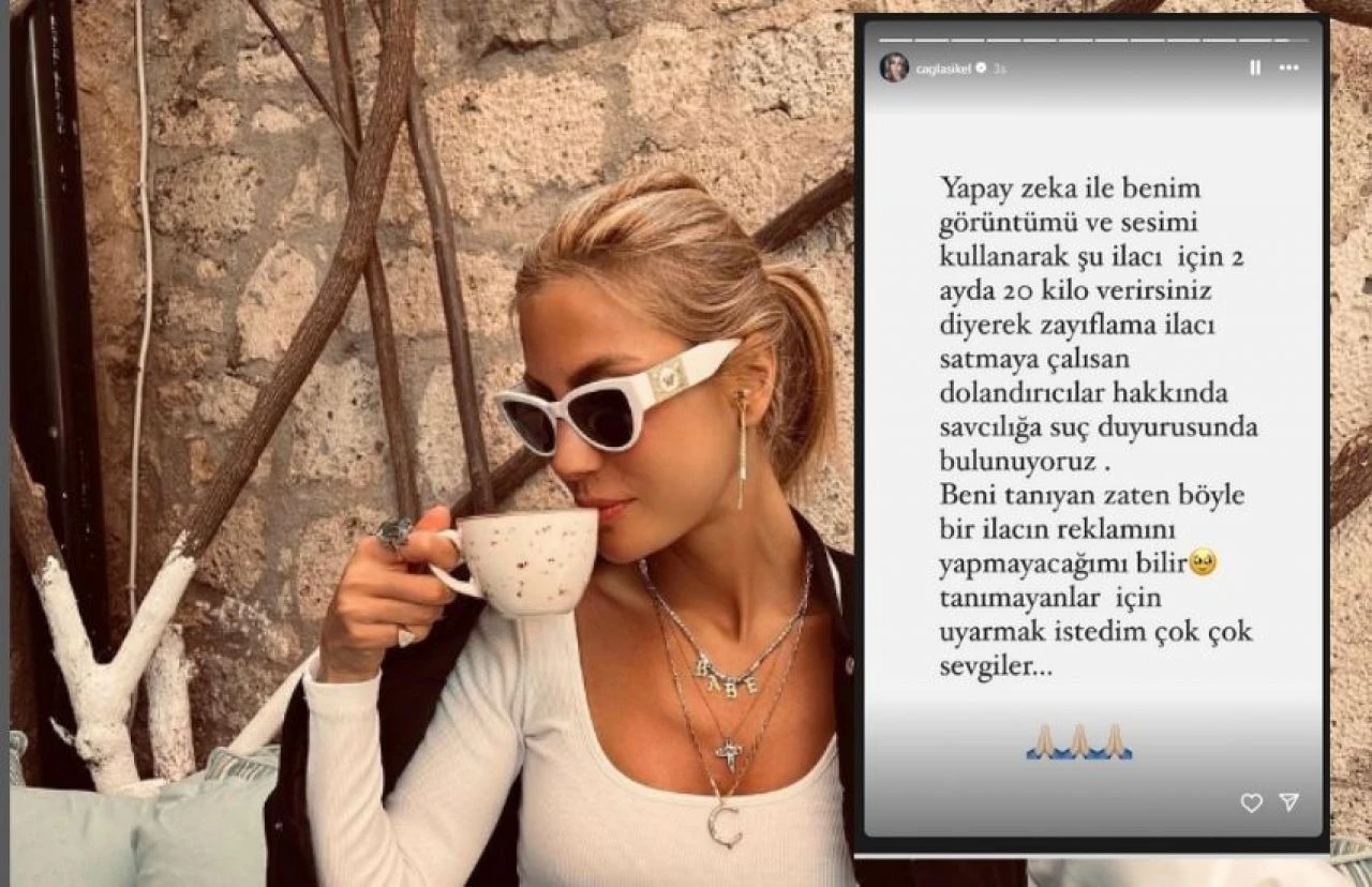 Çağla Şıkel takipçilerini uyardı! 'Aman dikkat edin'