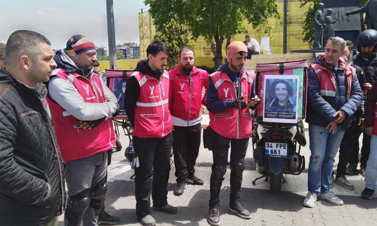 Motokuryeler 'Ata Emre' için kornaya bastı