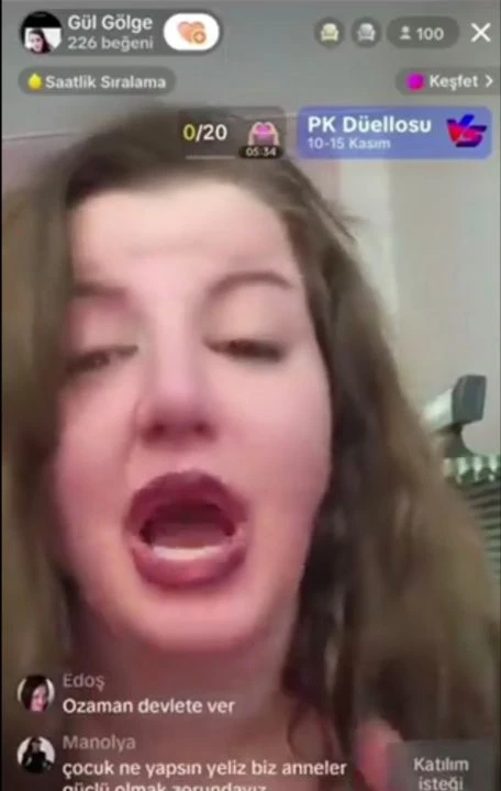 TikTok'ta 8 yaşındaki kızına müstehcen kelimeler kullanan anne yakalandı