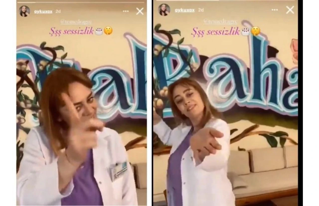 Demet Evgar'dan doğum gününe özel eğlenceli dans - 1. Resim