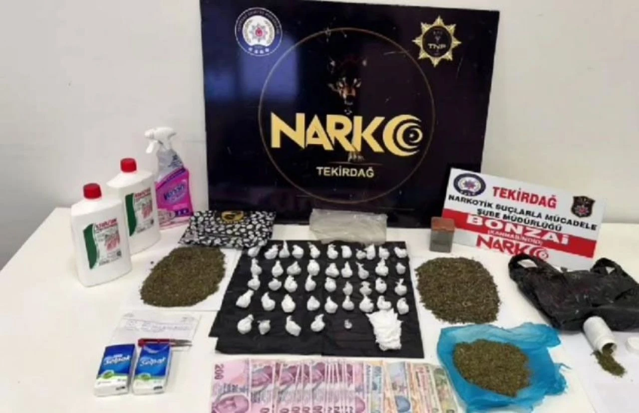 Tekirdağ’da uyuşturucu tacirlerine darbe vuruldu: Gözaltılar var! - 1. Resim