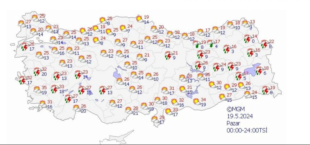 Meteoroloji uyarı yaptı: Toz taşınımı, sağanak yağış geliyor! 19 Mayıs hava durumu belli oldu