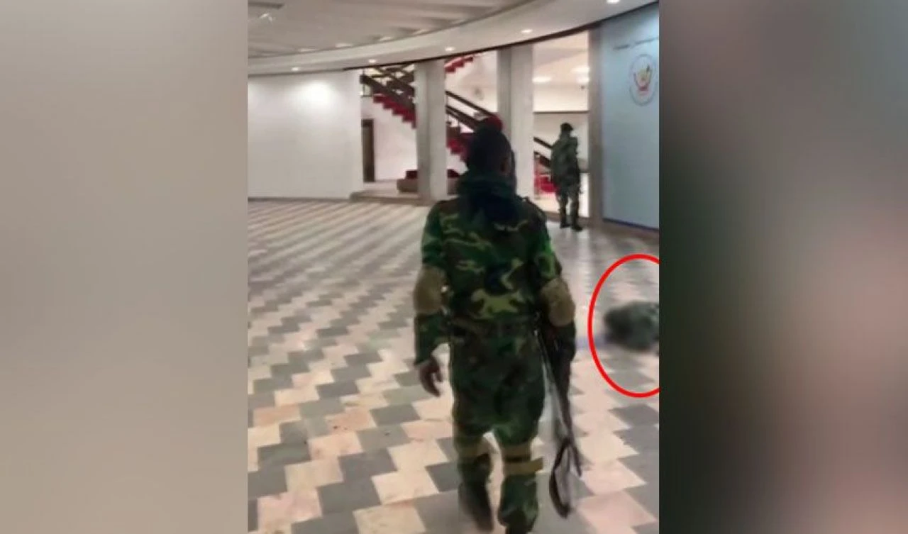 Kongo'daki darbe girişimine dair dikkat çeken görüntü servis edildi