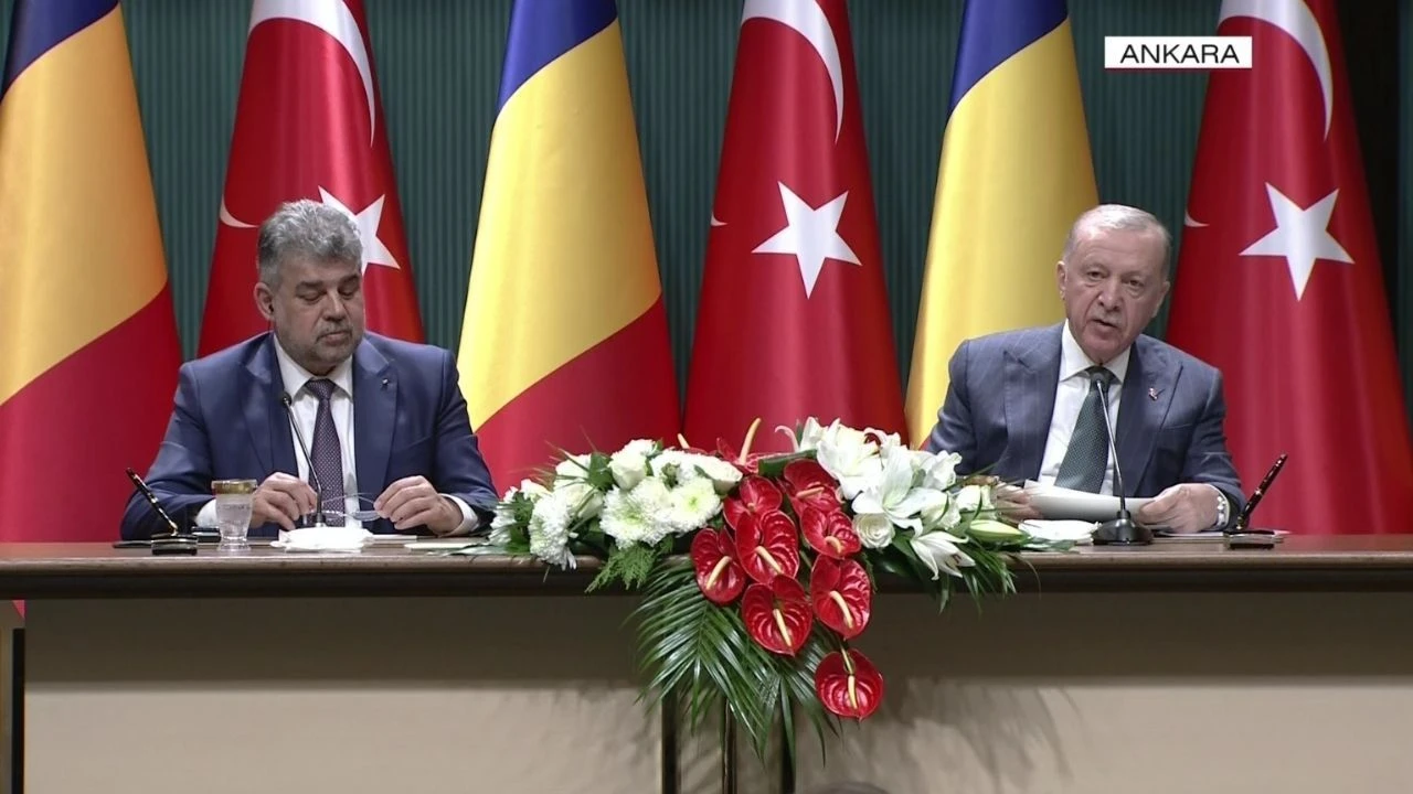 Romanya Başbakanı Ankara'da! Cumhurbaşkanı Erdoğan: Ticari hedefimiz 15 milyar dolar - 1. Resim