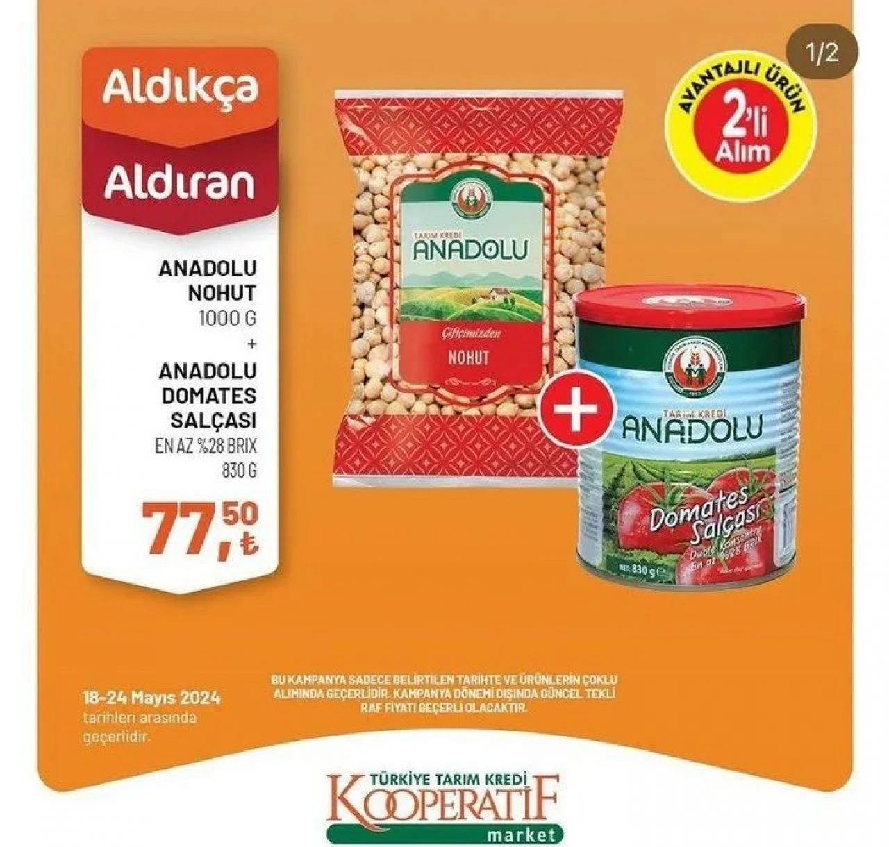 Büyük indirimler başladı! Tarım Kredi Kooperatif marketlerinde 45 ürünün fiyatı düştü