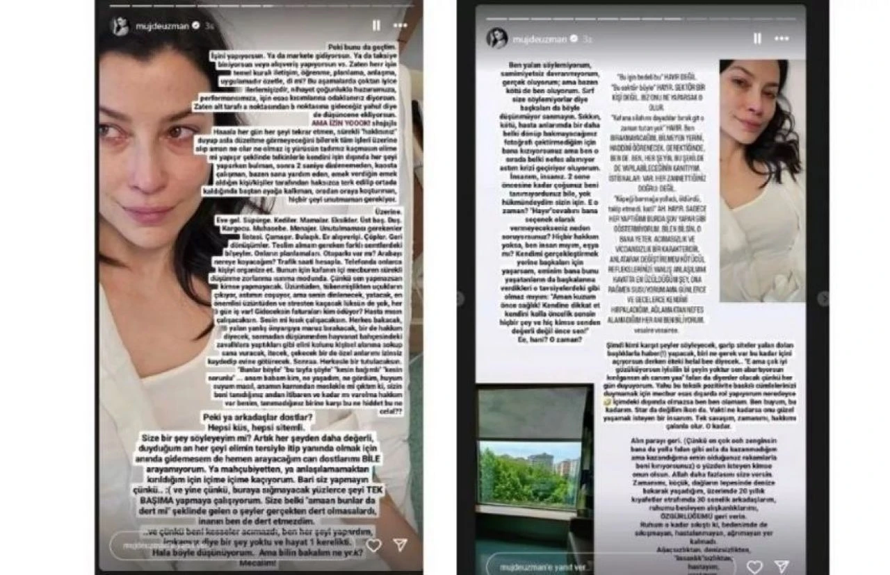 Müjde Uzman, Kızılcık Şerbeti setinde astım krizi geçirdi - 1. Resim