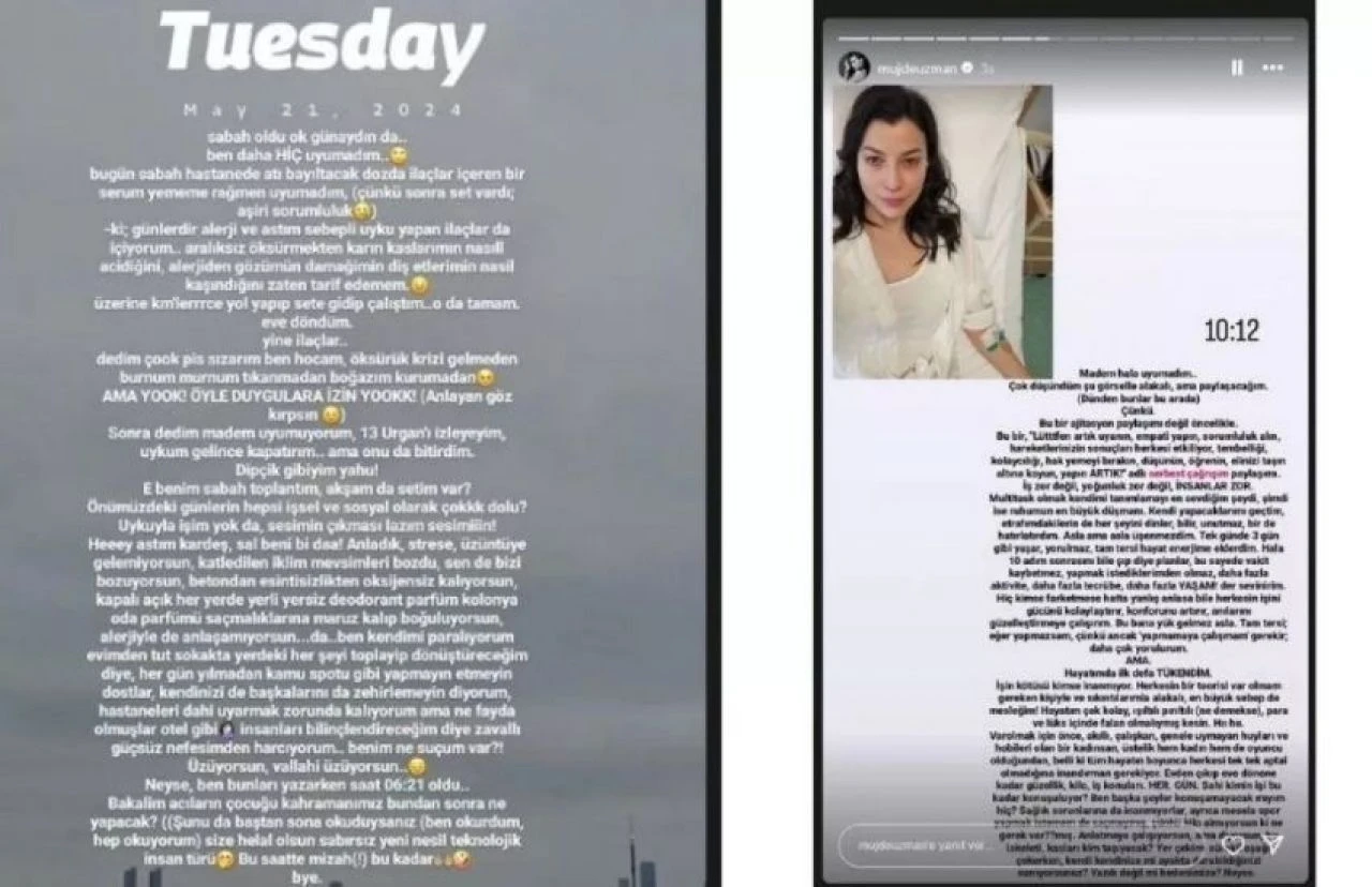 Müjde Uzman, Kızılcık Şerbeti setinde astım krizi geçirdi - 1. Resim