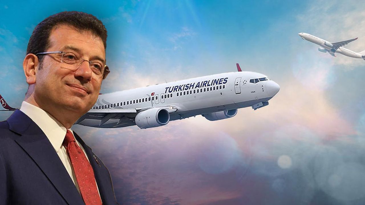 THY&#039;den İmamoğlu&#039;nun Roma seyahati hakkında açıklama: Uçak kiralama yöntemiyle tahsis edildi