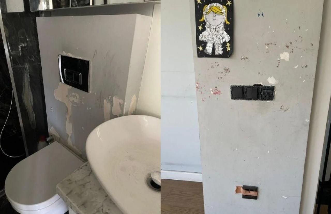 Kirasını ödemediği için evden çıkarılmıştı! Ev sahibi fenomenin evde bıraktığı enkazı paylaştı - 1. Resim